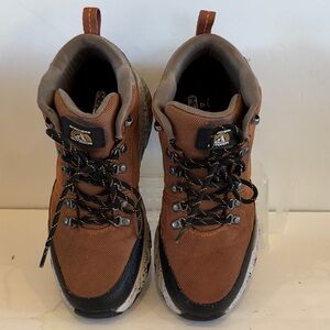 Skechers Goodyear Outdoor Glide Step Trail Men's Tan and Black Athletic Shoes